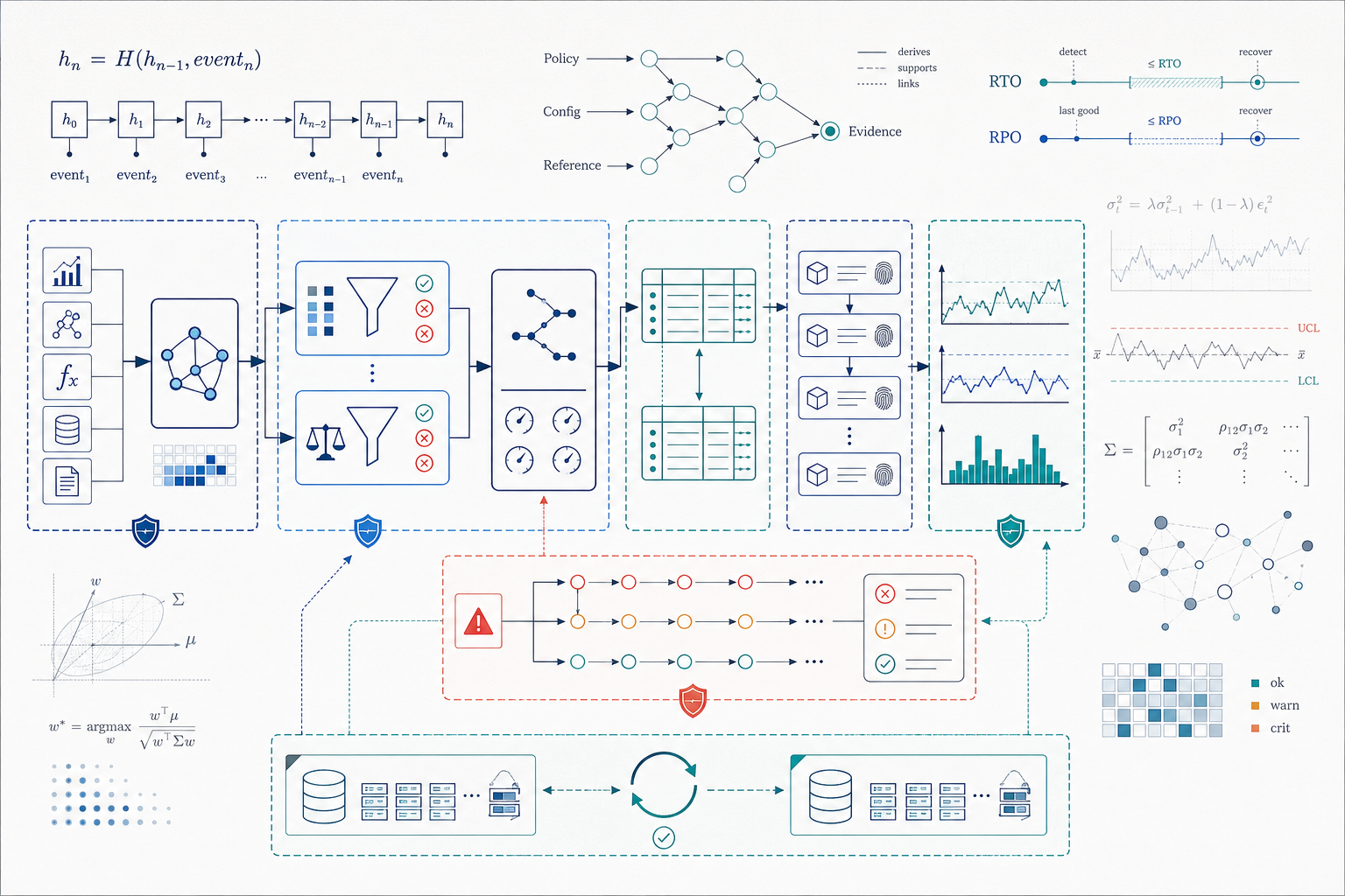 Immutable control evidence and tested operational resilience